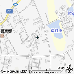 福岡県京都郡みやこ町豊津1298-17周辺の地図