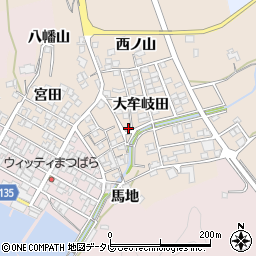 徳島県海部郡牟岐町灘大牟岐田64-4周辺の地図