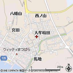 徳島県海部郡牟岐町灘大牟岐田64-34周辺の地図