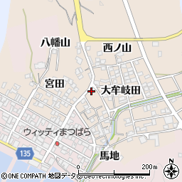 徳島県海部郡牟岐町灘大牟岐田68-4周辺の地図