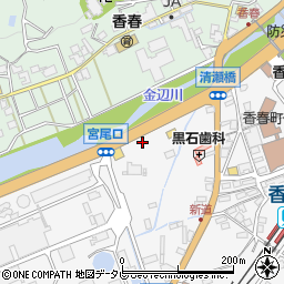 リンガーハット田川香春店周辺の地図
