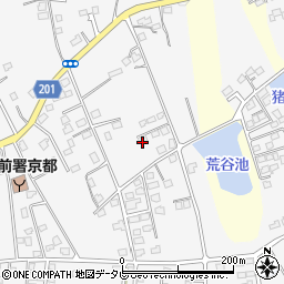 福岡県京都郡みやこ町豊津1310-27周辺の地図