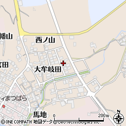 徳島県海部郡牟岐町灘大牟岐田52周辺の地図