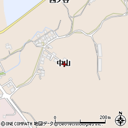 徳島県海部郡牟岐町灘中山周辺の地図