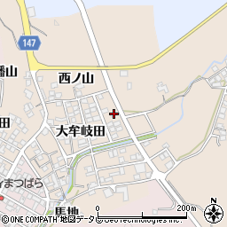 徳島県海部郡牟岐町灘大牟岐田52-22周辺の地図