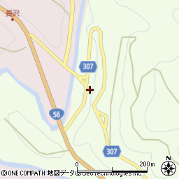愛媛県伊予市中山町佐礼谷96周辺の地図