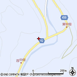 福岡県宮若市三ケ畑256周辺の地図
