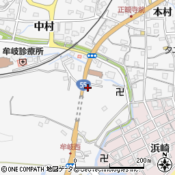 牟岐町役場　隣保館周辺の地図