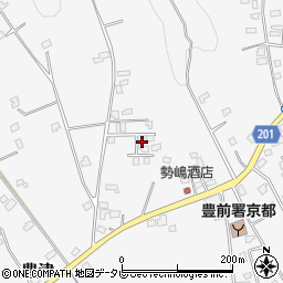 福岡県京都郡みやこ町豊津1583-9周辺の地図