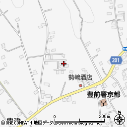 福岡県京都郡みやこ町豊津1583-1周辺の地図