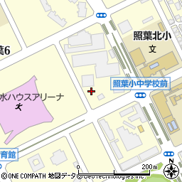 福岡県福岡市東区香椎照葉周辺の地図