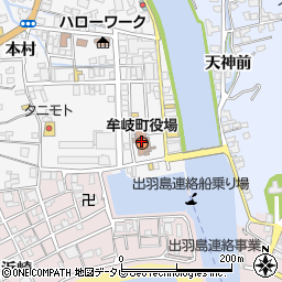 牟岐町役場周辺の地図