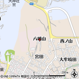 徳島県海部郡牟岐町牟岐浦八幡山周辺の地図