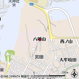 徳島県海部郡牟岐町牟岐浦八幡山15-4周辺の地図