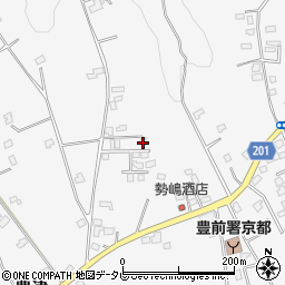 福岡県京都郡みやこ町豊津1583-14周辺の地図