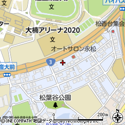 吉野家３号線松香台店周辺の地図