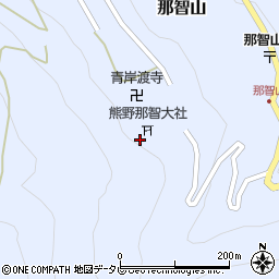 熊野那智大社周辺の地図