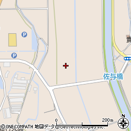 福岡県飯塚市佐與周辺の地図