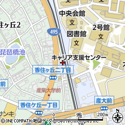 福岡県福岡市東区香住ヶ丘2丁目6周辺の地図