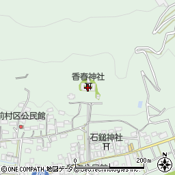 香春神社周辺の地図