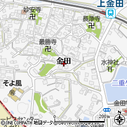 福岡県田川郡福智町金田周辺の地図