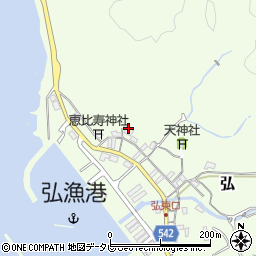 香音寺周辺の地図