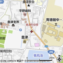福岡県京都郡みやこ町豊津2203-1周辺の地図