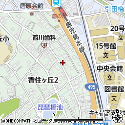 学園ハイツ田代周辺の地図