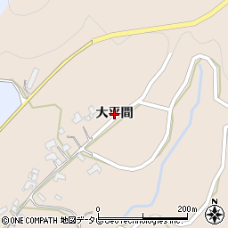 徳島県牟岐町（海部郡）灘（大平間）周辺の地図