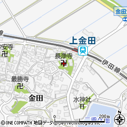 長浄寺周辺の地図