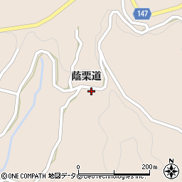 徳島県海部郡牟岐町灘蔭栗道151周辺の地図