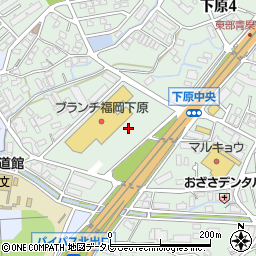からあげとりいち 福岡香椎店周辺の地図