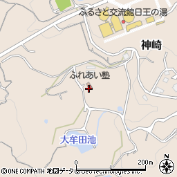 下田川地区適応指導教室・日の山クラブ周辺の地図