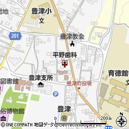 福岡県京都郡みやこ町豊津1107周辺の地図