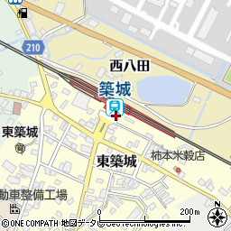 築城駅akippa駐車場周辺の地図