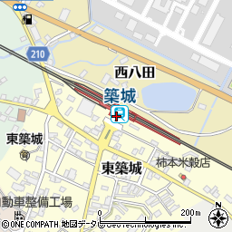 築城駅周辺の地図
