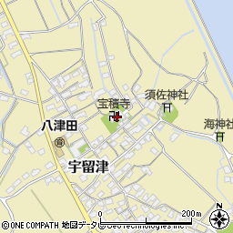 宝積寺周辺の地図