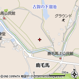 福岡県飯塚市鹿毛馬周辺の地図