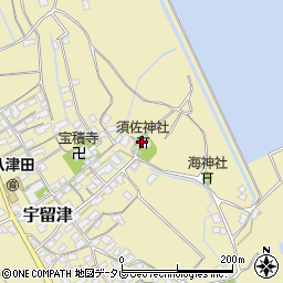 須佐神社周辺の地図