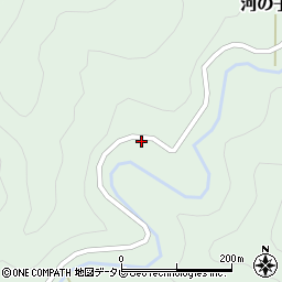 愛媛県上浮穴郡久万高原町河の子35周辺の地図