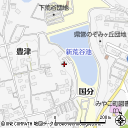 福岡県京都郡みやこ町豊津1243-2周辺の地図