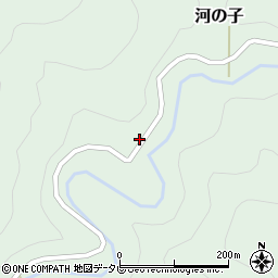 愛媛県上浮穴郡久万高原町河の子63周辺の地図