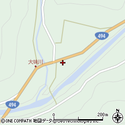 愛媛県上浮穴郡久万高原町本組845周辺の地図