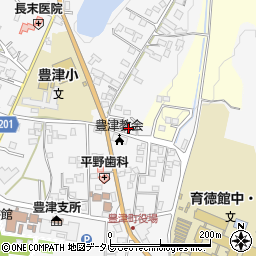 福岡県京都郡みやこ町豊津519周辺の地図