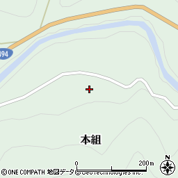愛媛県上浮穴郡久万高原町本組1937周辺の地図