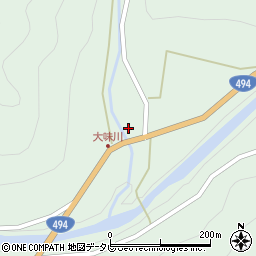愛媛県上浮穴郡久万高原町本組820周辺の地図