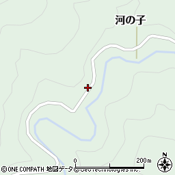 愛媛県上浮穴郡久万高原町河の子65周辺の地図