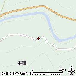 愛媛県上浮穴郡久万高原町本組2085周辺の地図