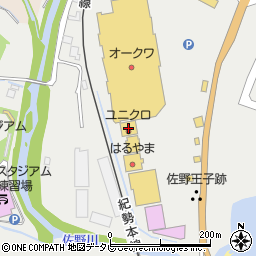 ユニクロ新宮店周辺の地図