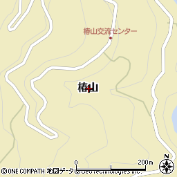 高知県吾川郡仁淀川町椿山周辺の地図
